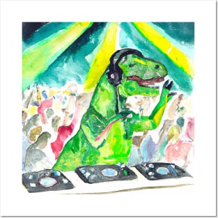 DJ T-Rex Posters and Art